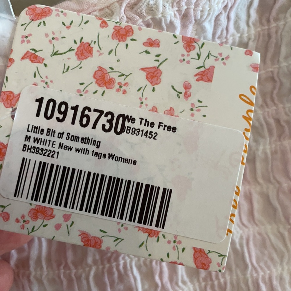 NWT (M) free people little bit of something cotton boho smock ombré sleeveless - Picture 6 of 10